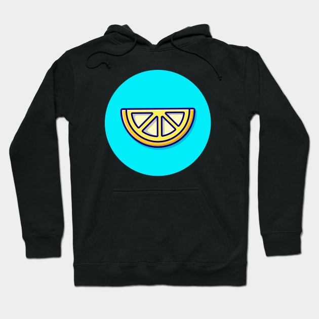 Slices Of Orange Cartoon Vector Icon Illustration Hoodie by Catalyst Labs